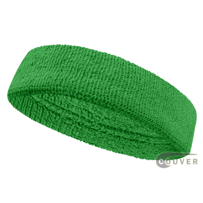 Bright Green Head Sweatband (Sweat Headband) Wholesale 12PIECES