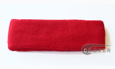 Large Red Head Sweatbands Pro 3PIECES