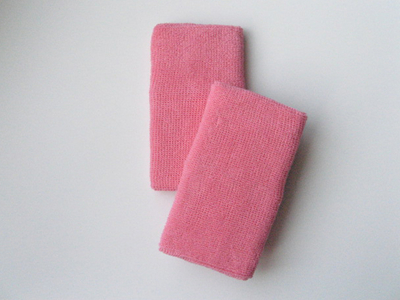 Extra-long 6in Pink Athletic Sport sweat Wristbands Pro [3pairs]