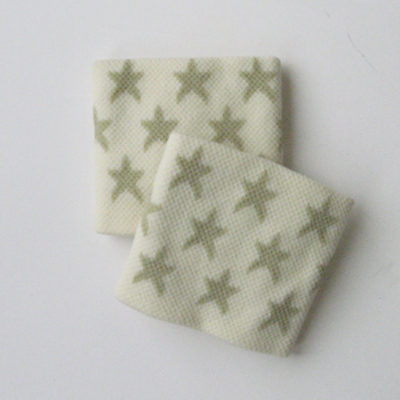Cute Wristbands White Stars Pattern for Girl and Children [2pairs]