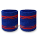 4inch Tall Couver Premium Cotton Tennis Sweatbands Wristbands [6 Pairs]