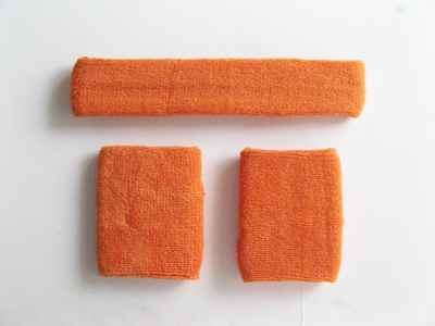 Light Orange Sweatbands Set
