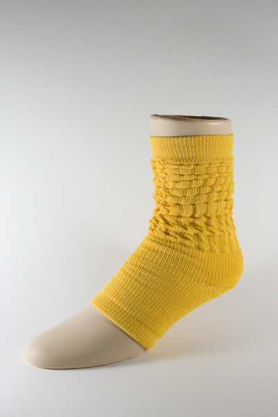 Yellow Leg Warmer Dance Yoga Gymnastics Socks 3PAIRS