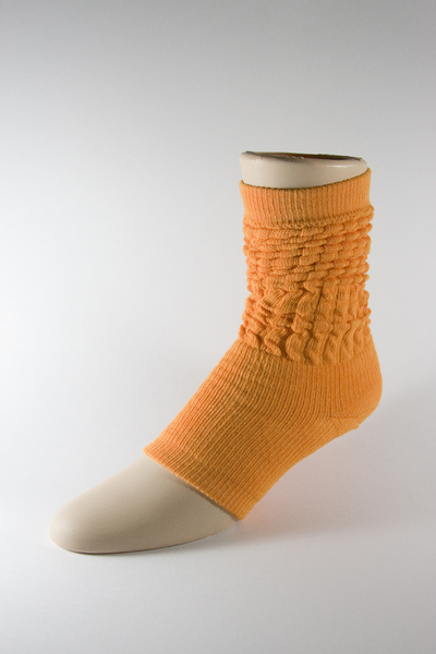 Orange Leg Warmer Gymnastics Dance Yoga Socks 3PAIRS