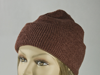 Brown Thick Winter Knit Hat [1piece]