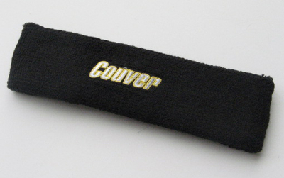 COUVER Black Sweat Sports headband