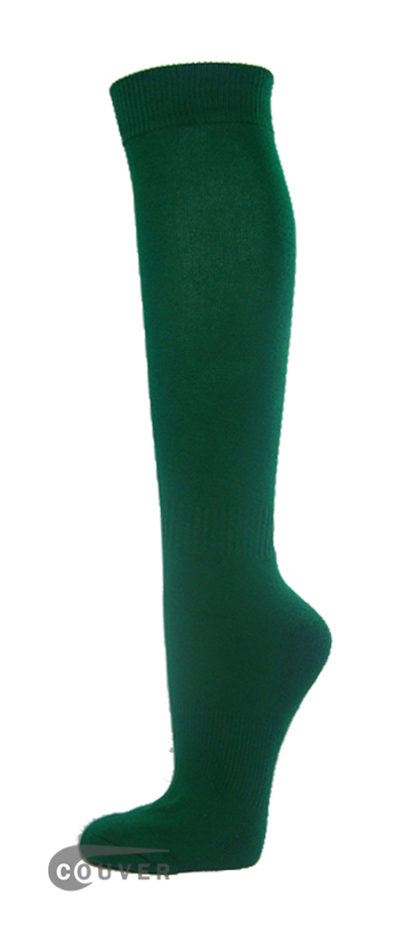 Dark Green Couver WHOLESALE Premium Quality Sports High Sock 1Dozen