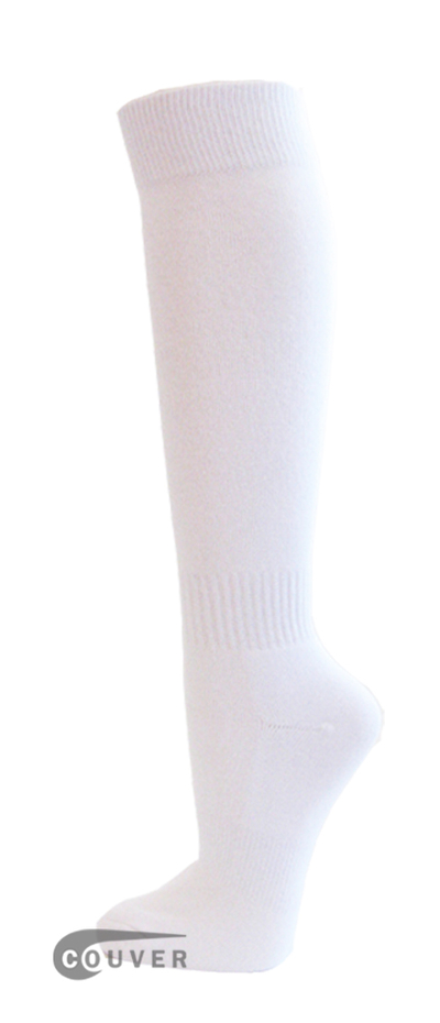 White Couver WHOLESALE Premium Quality Sports High Sock 1Dozen