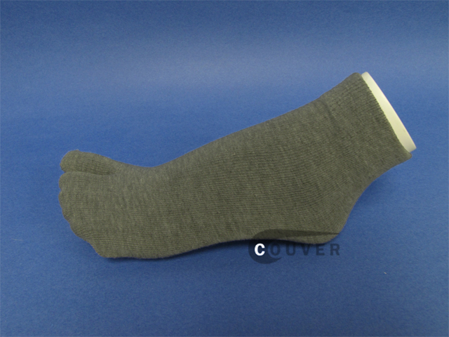 Gray Split Toed Toe Socks Wholesale from Couver 6PAIRS