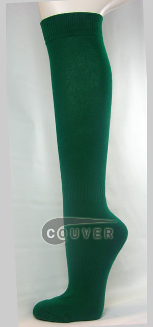 Dark Green Couver Softball Baseball Sports Knee Socks 3PAIRS