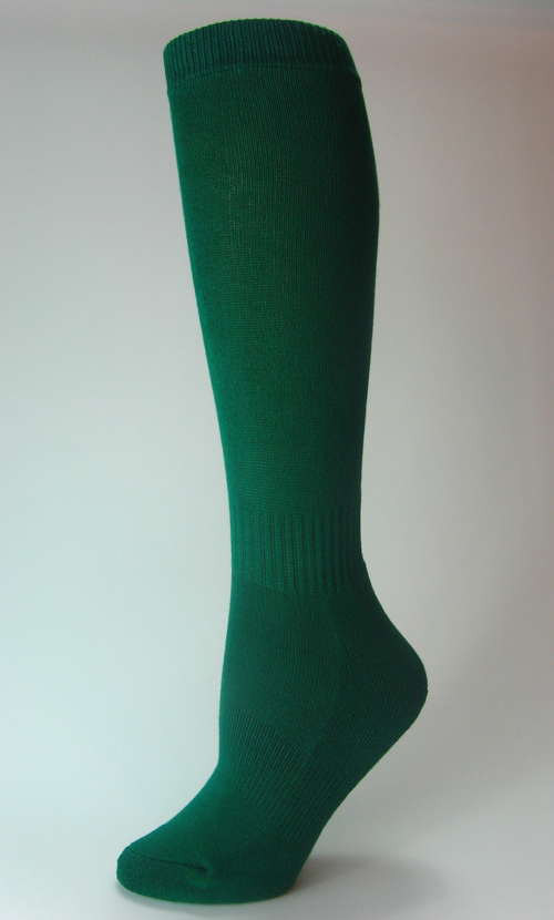 Green Youth Kids Child Baseball Softball Socks Knee High