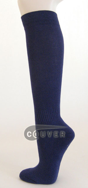 Dark Purple Couver Softball Baseball Sports Knee Socks 3PAIRS