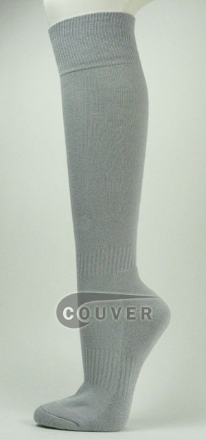 Gray Couver Softball Baseball Sports Knee Socks 3PAIRS