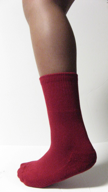 Dark Red Kid Youth Mid-calf Baseball Softball Socks Wholesale 6PAIRs