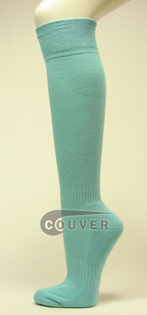 Light Sky Blue Couver Softball Baseball Sports Knee Socks 3PAIRS