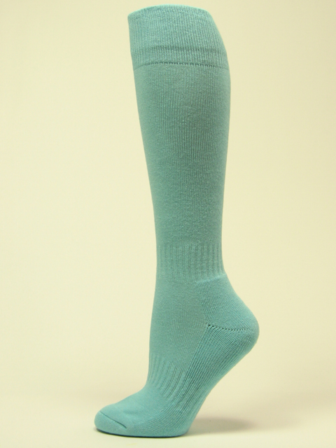 Light sky blue youth sports softball baseball knee socks