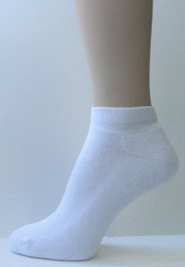 Mens Womens Athletic White Low Cut Cotton Socks [3pairs]