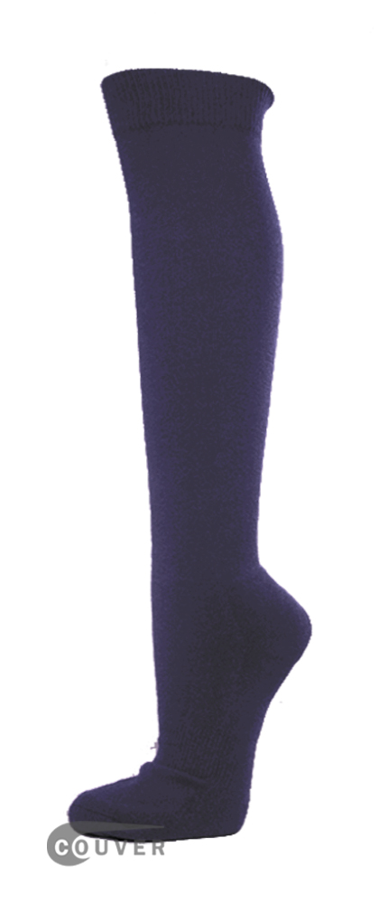 Dark Purple Couver WHOLESALE Premium Quality Sports High Sock 1Dozen