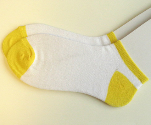 Cute & Cozy Women's Yellow Color Trim Low Cut Socks [3pairs]