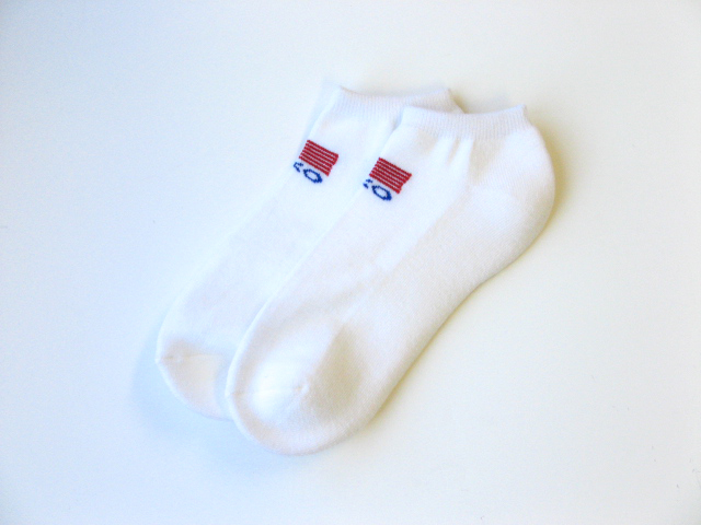 Women's White ox logo Athletic terry Socks [3pairs]