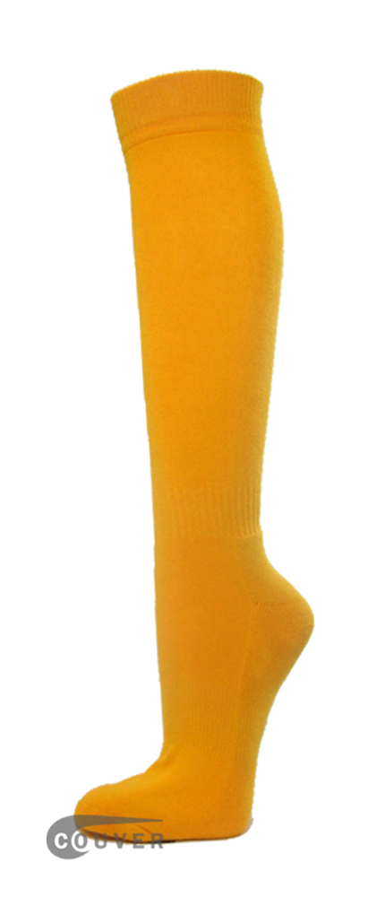 Golden Yellow Couver WHOLESALE Premium Quality Sports High Sock 1Dozen