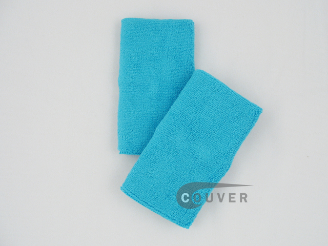 6inch Extra Long Sky Blue Sweat Wristbands Wholesale