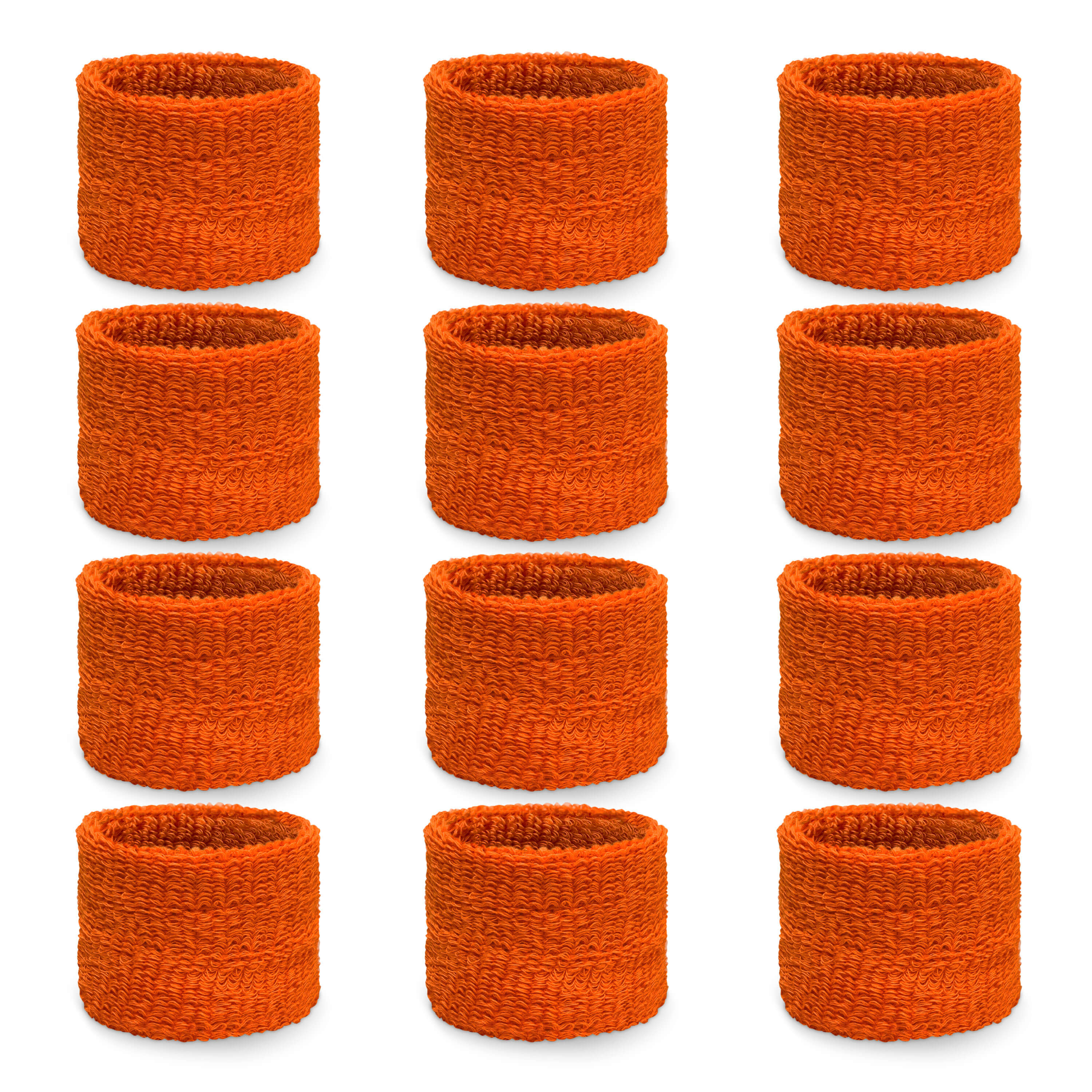 Dark Orange Cheap Wristbands Wholesale for School Church 6PRs
