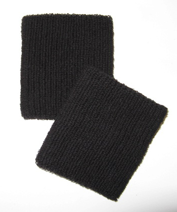 Cheap Black Elastic Wristbands for events Wholesale [6pairs]