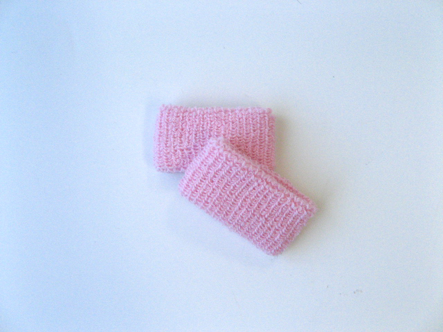 Light Pink Child Kids Plain Style Wristbands Wholesale [6pairs]