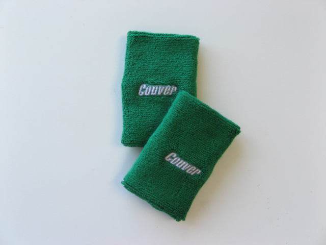 Couver Long Athletic Wristband Green (1pair)