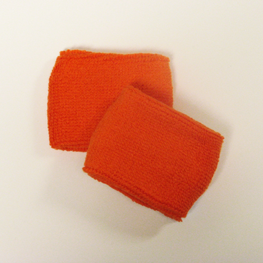 Dark orange youth sports sweat wristbands wholesale Dark orange youth sports sweat wristbands wholesale