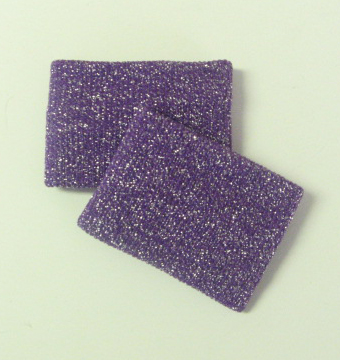 Wholesale Cheerleading Glitter sparkling Purple Wristband 2pairs
