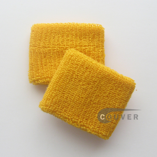 Golden Yellow Youth Wristbands Wholesale for Church and School