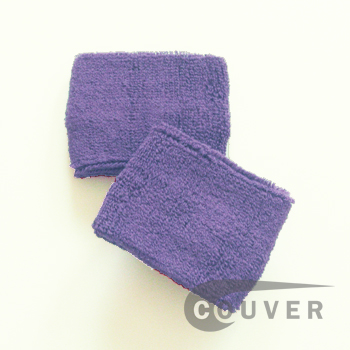 Lavender 2.5IN/Youth Wrist Sweatband Wholesale from Couver 6PRS