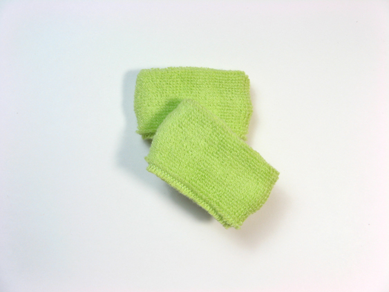Light Lime Green Baby Kids Sweatbands Cotton Terry Cloth