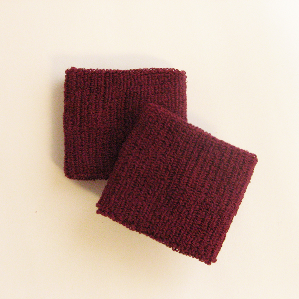 Maroon youth wristbands wholesale for school and church [6pairs]