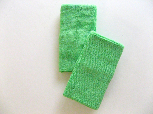 Pale green 6inch extra long sweat wristband pro [3pairs]