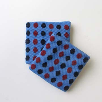 Blue Polka Dots Wristbands for Girls Children Kids [2pairs]