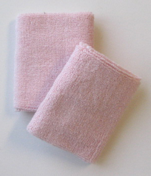 Misty Rose 4INCH Mens Wrist Sweatband (Wristband) Wholesale