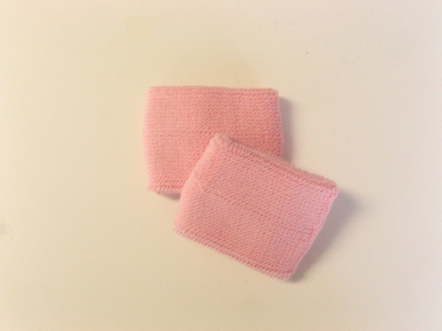 Light Pink Youth Sports Athletic Wristbands Wholesale [6pairs]
