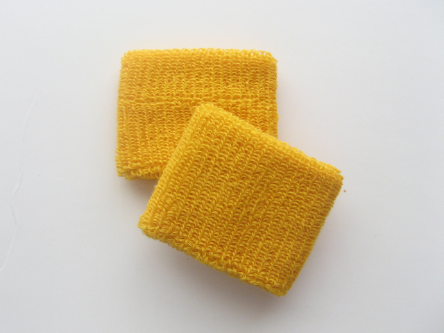 Yellow Youth Junior Wrist Band Wholesale for Church 6pairs