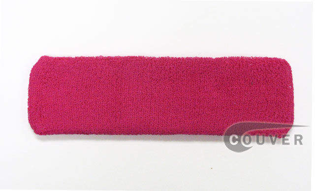 Large Hot Pink Head Sweatbands Pro 3PIECES
