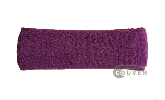 Large Purple Head Sweatbands Pro 3PIECES