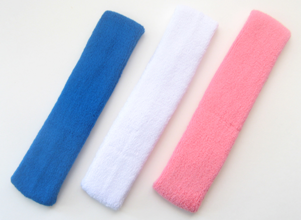 Plain Color Long Head Sweatband