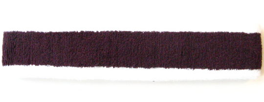 Seal Brown with White trim Large Basketball Head Sweatband