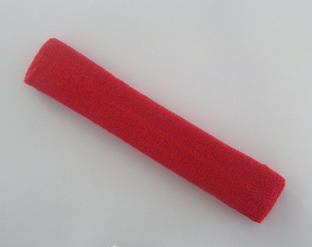 Couver Red Sport 9 inch long head sweatband wholesale HB206-RED