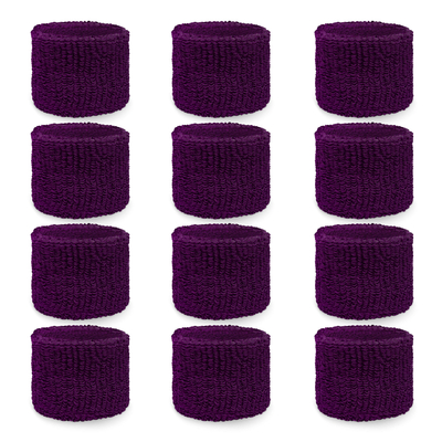 Youth Junior Purple Wristband Wholesale for School Church 6pairs