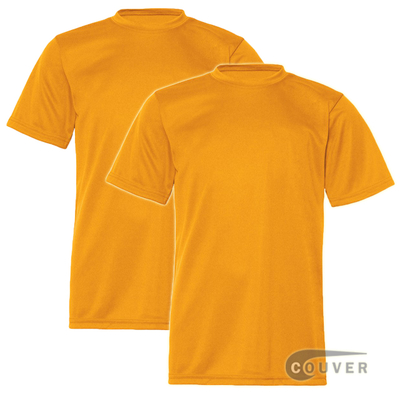 C2 Sport Youth Performance Tees Gold  - 2 Pieces Set