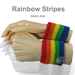 2.5 inch Multi-Stripes Sport wrist sweatbands wholesale[6 pairs]