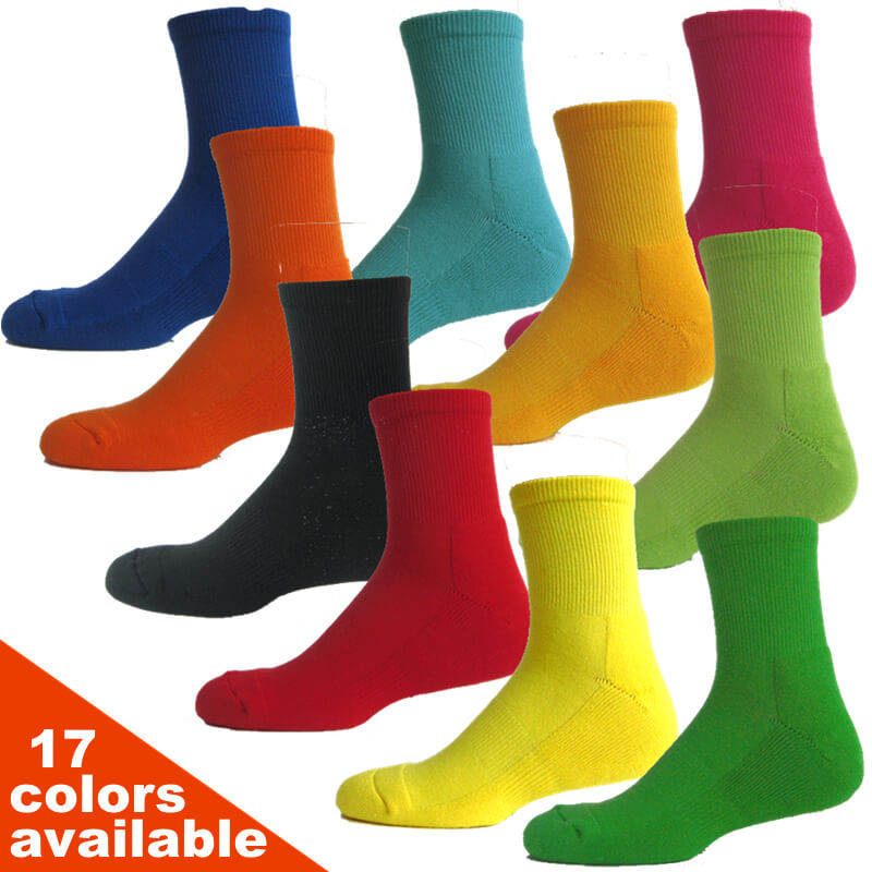 colorful athletic socks